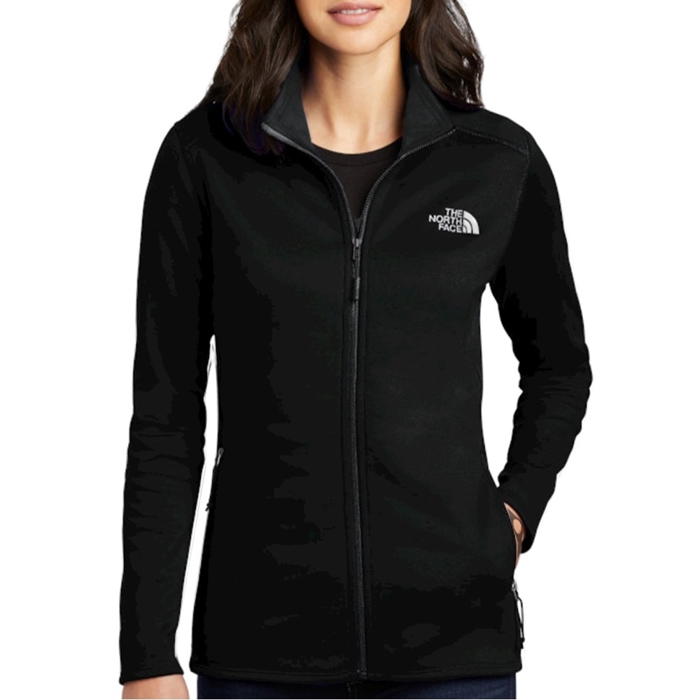 Oversized North Face Black Fleece Jacket